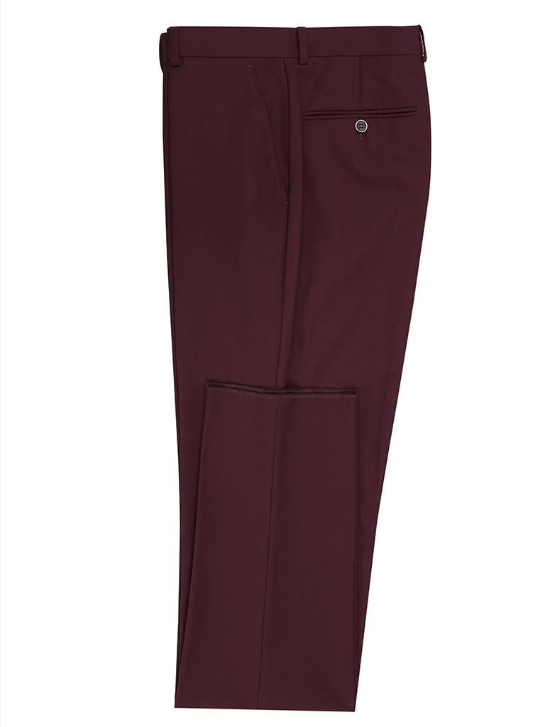 Burgundy Slim Fit Suit