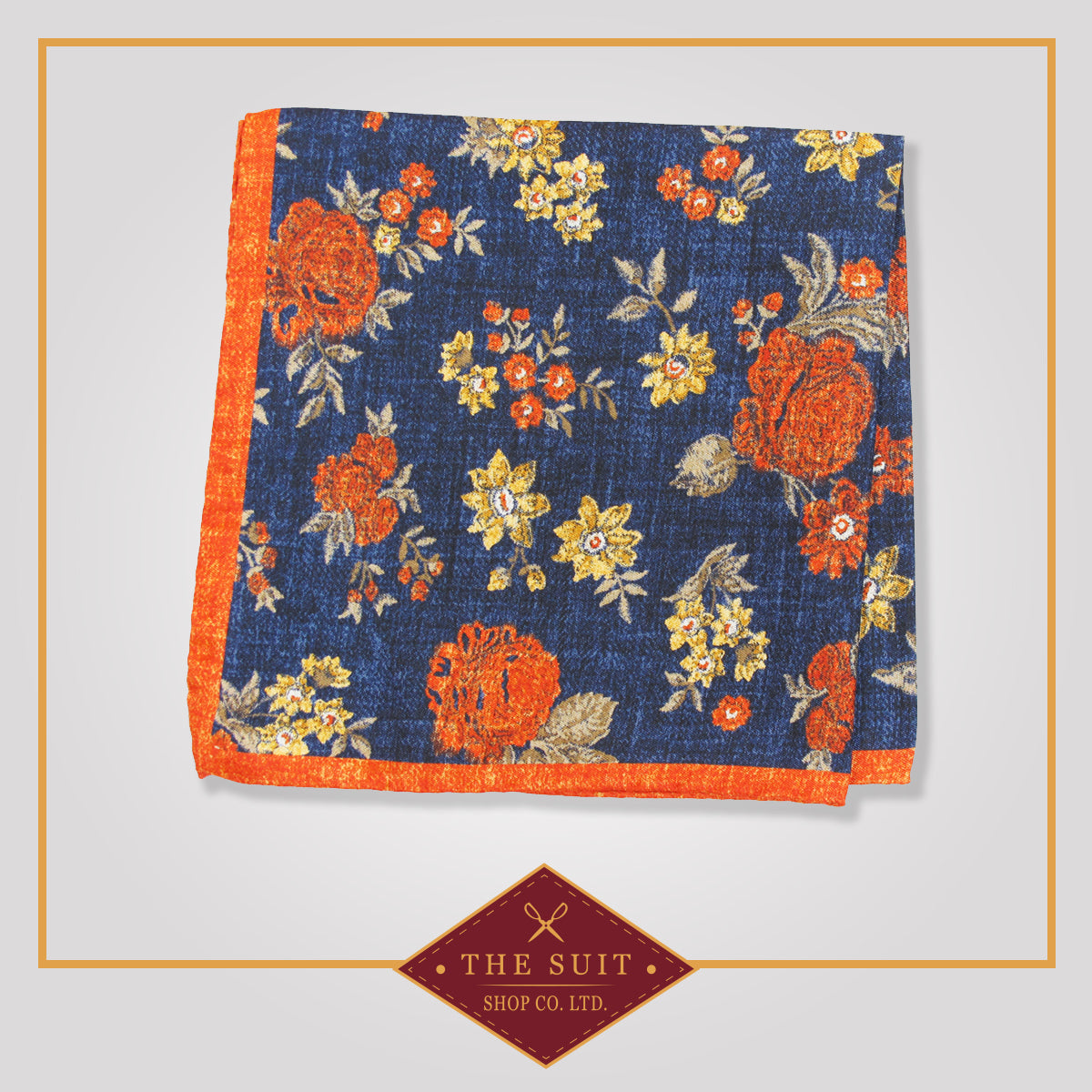 San Juan Patterned Silk Pocket Square