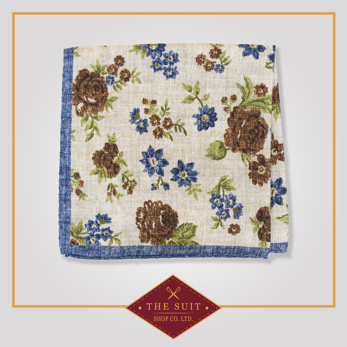 Sisal Patterned Silk Pocket Square