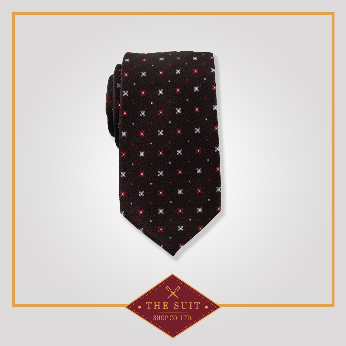 Bistre Patterned Tie