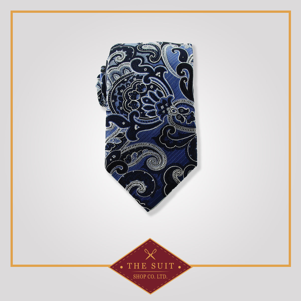 Wild Blue Yonder Patterned Tie