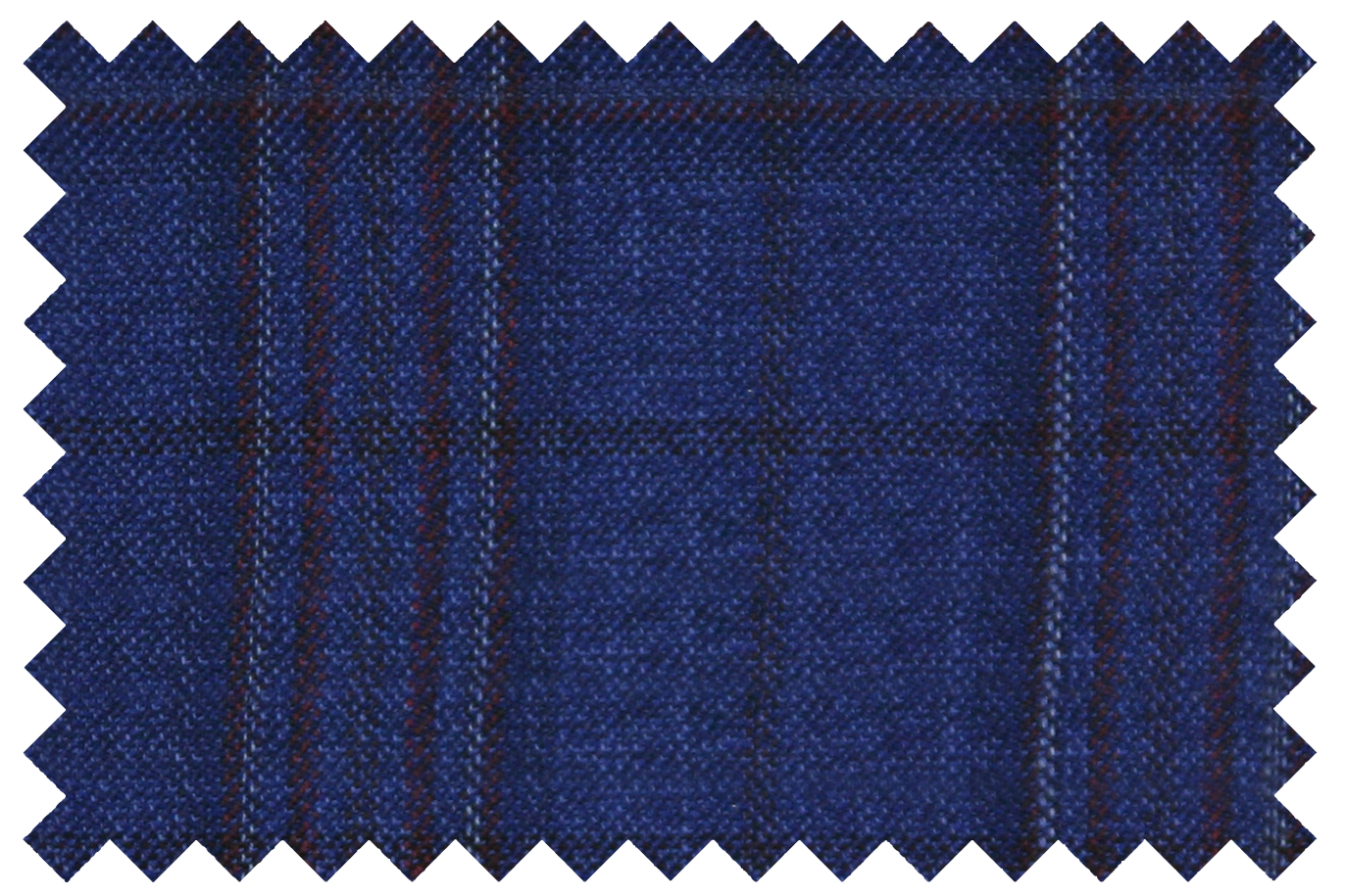 Hot Blue with Red Check Jacket