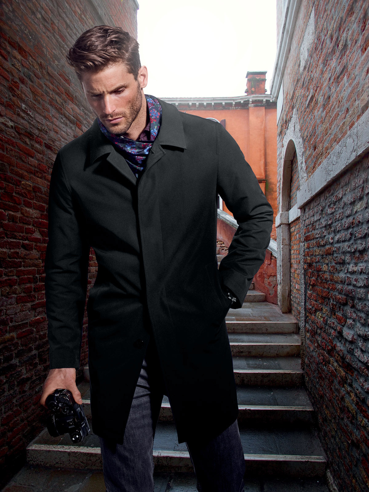 Black Myles Raincoat