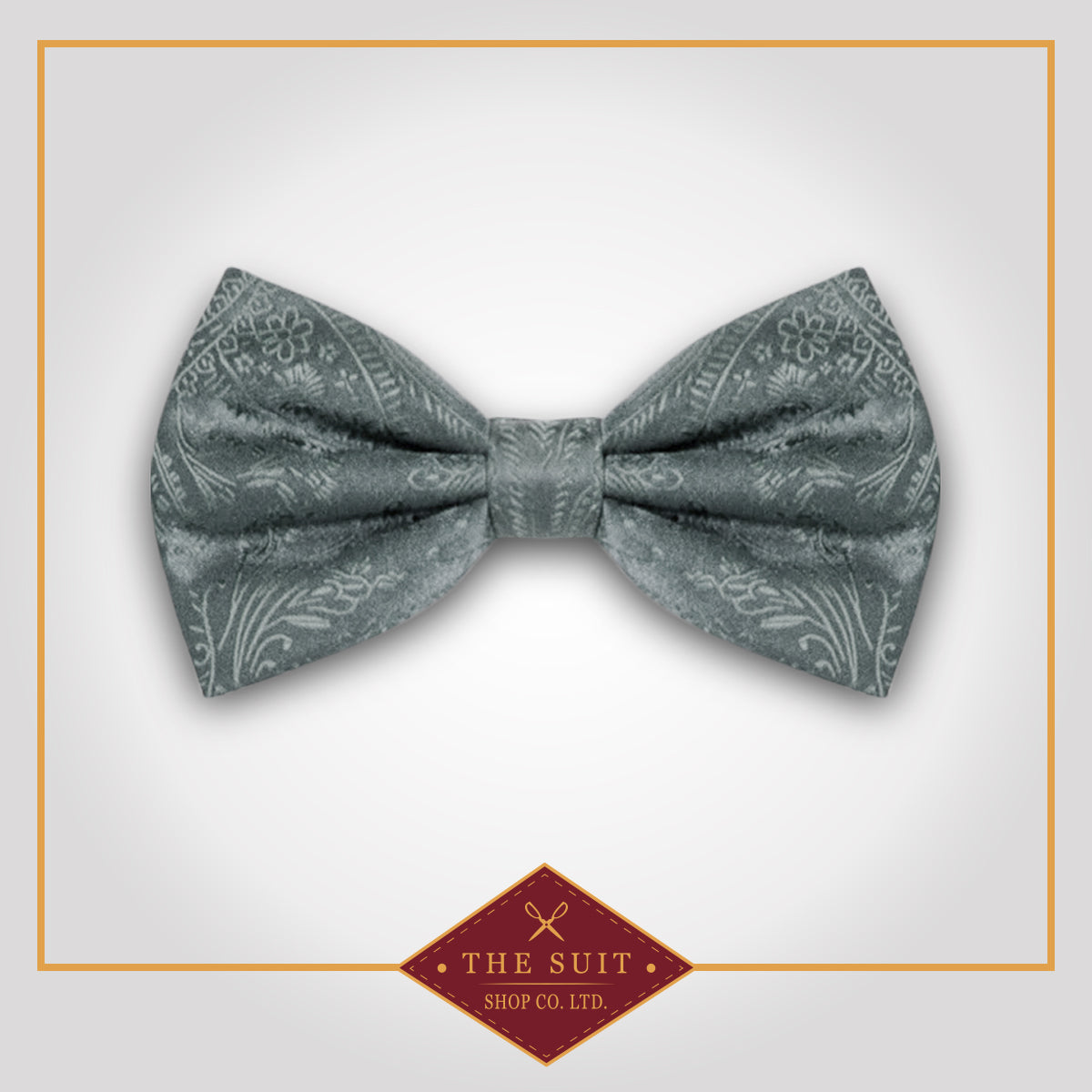 Oslo Gray Bow Tie