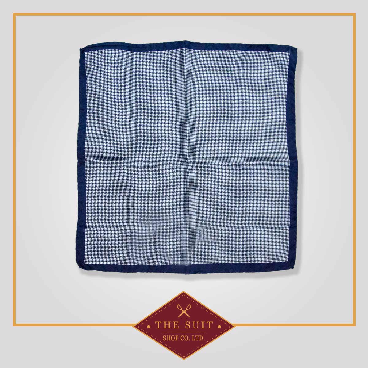 Downriver Check Patterned Pocket Square