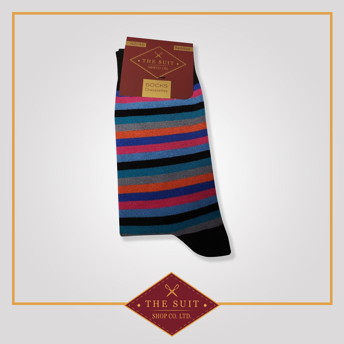 Wedgewood Striped Socks