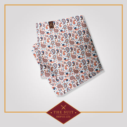 Paisley Patterned Pocket Square