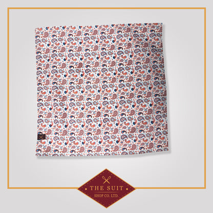 Paisley Patterned Pocket Square