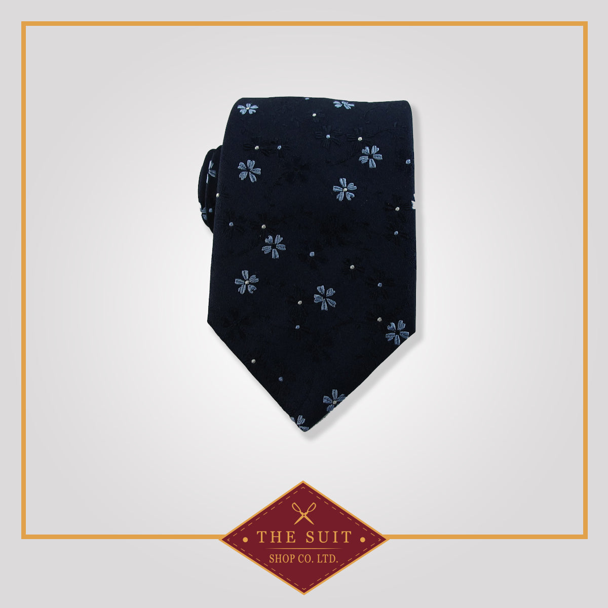 Midnight Pattern Tie – The Suit Shop Co