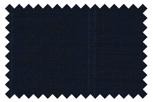 Navy Tonal Windowpane Jacket
