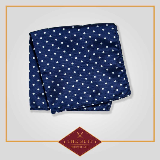 Downriver Spotted Patterned Pocket Square