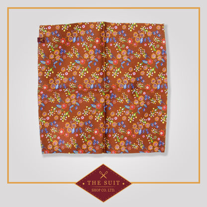 Prairie Sand Patterned Pocket Square